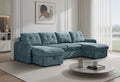 Pace Sofabed Blue U Shape Corner